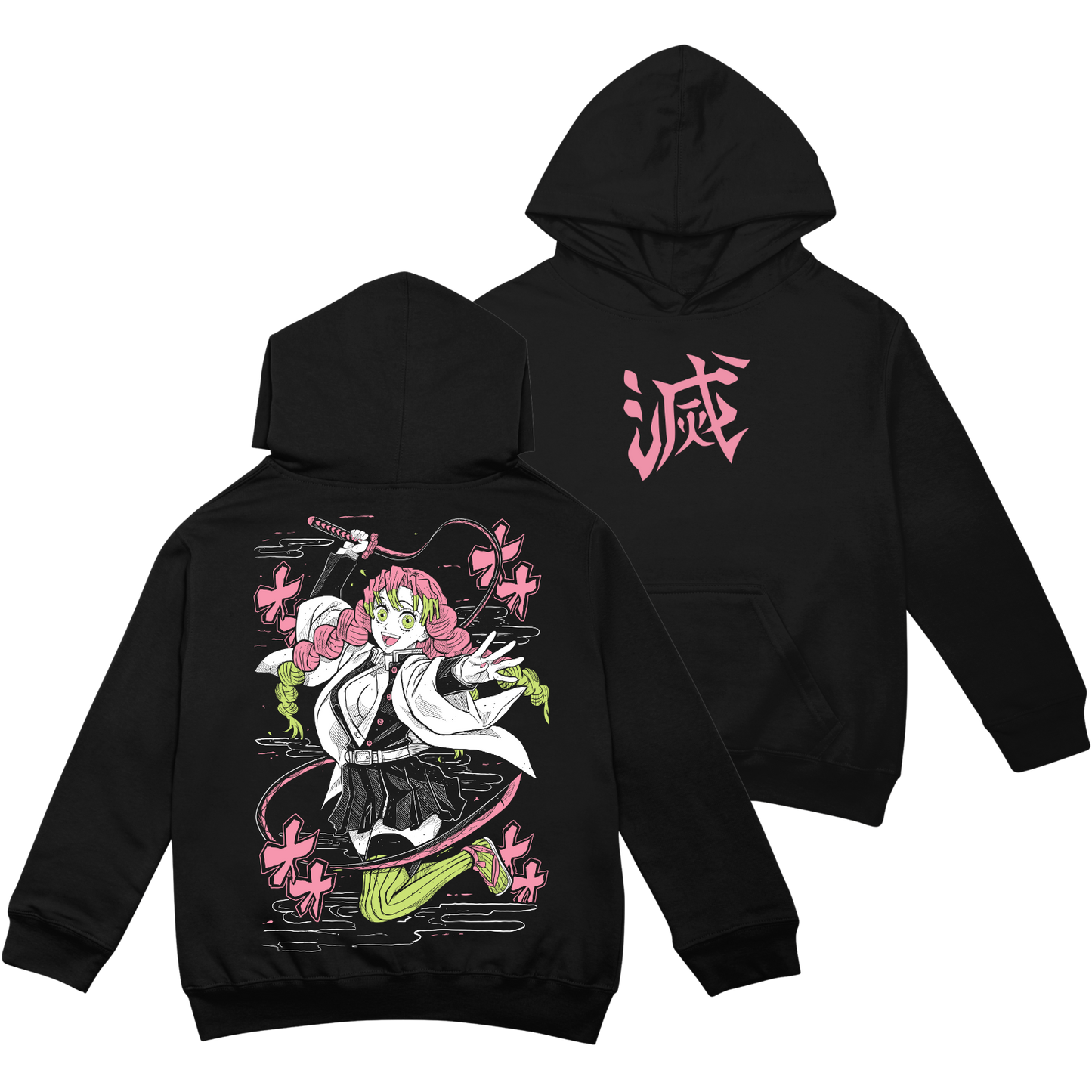 Mitsuri Hashira (Capucha + Bolsillo) - Kimetsu No Yaiba (Demon Slayer)