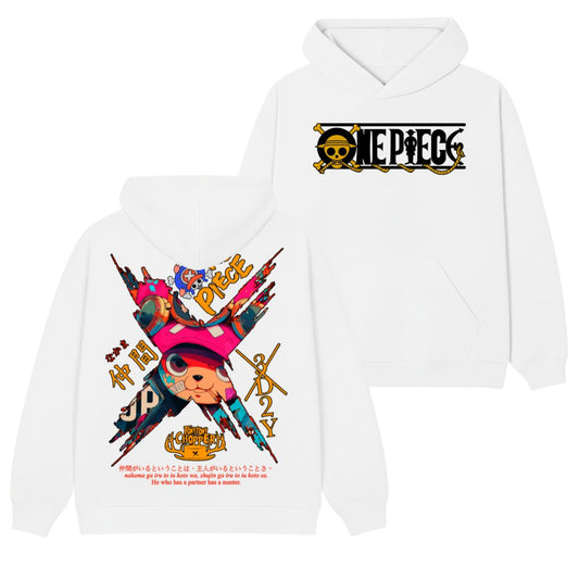 Tony Tony Chopper Polera (Capucha + Bolsillo) - One Piece
