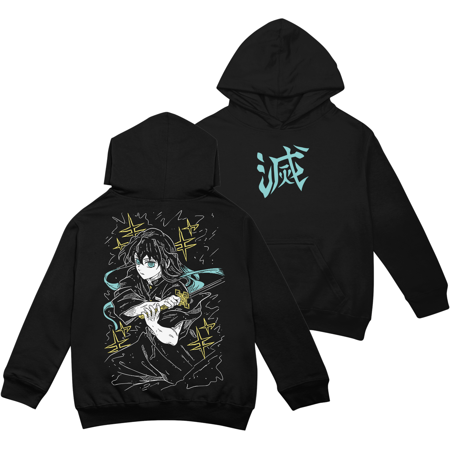 Tokito Hahira (Capucha + Bolsillo) - Kimetsu No Yaiba (Demon Slayer)