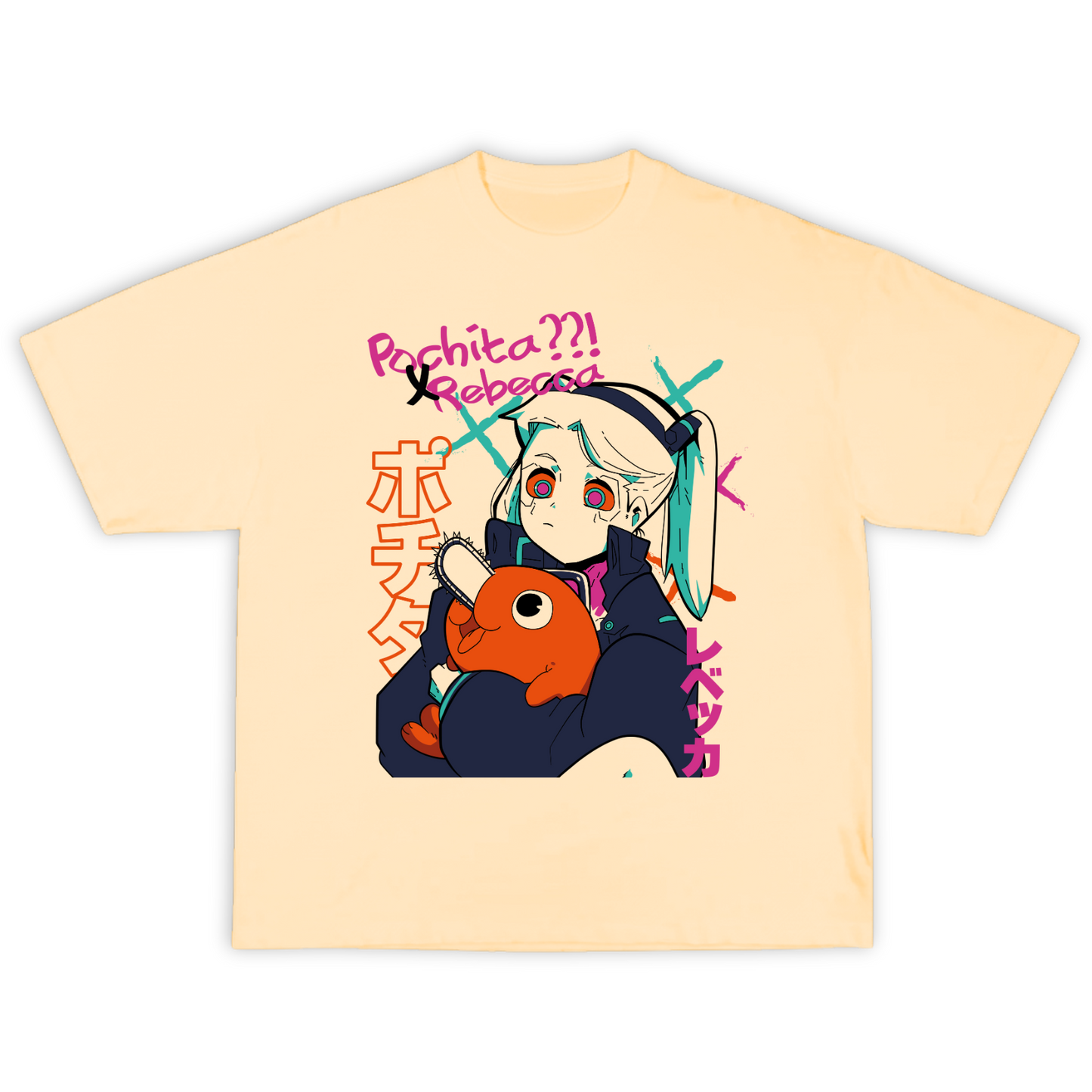 Rebecca x Pochita - Cyberpunk x Chainsaw Man