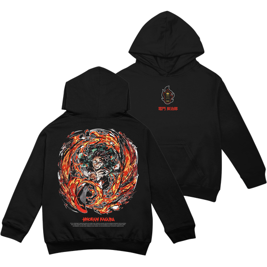 Tanjiro Hinokami Kagura Polera (Capucha + Bolsillo) - Kimetsu No Yaiba (Demon Slayer)