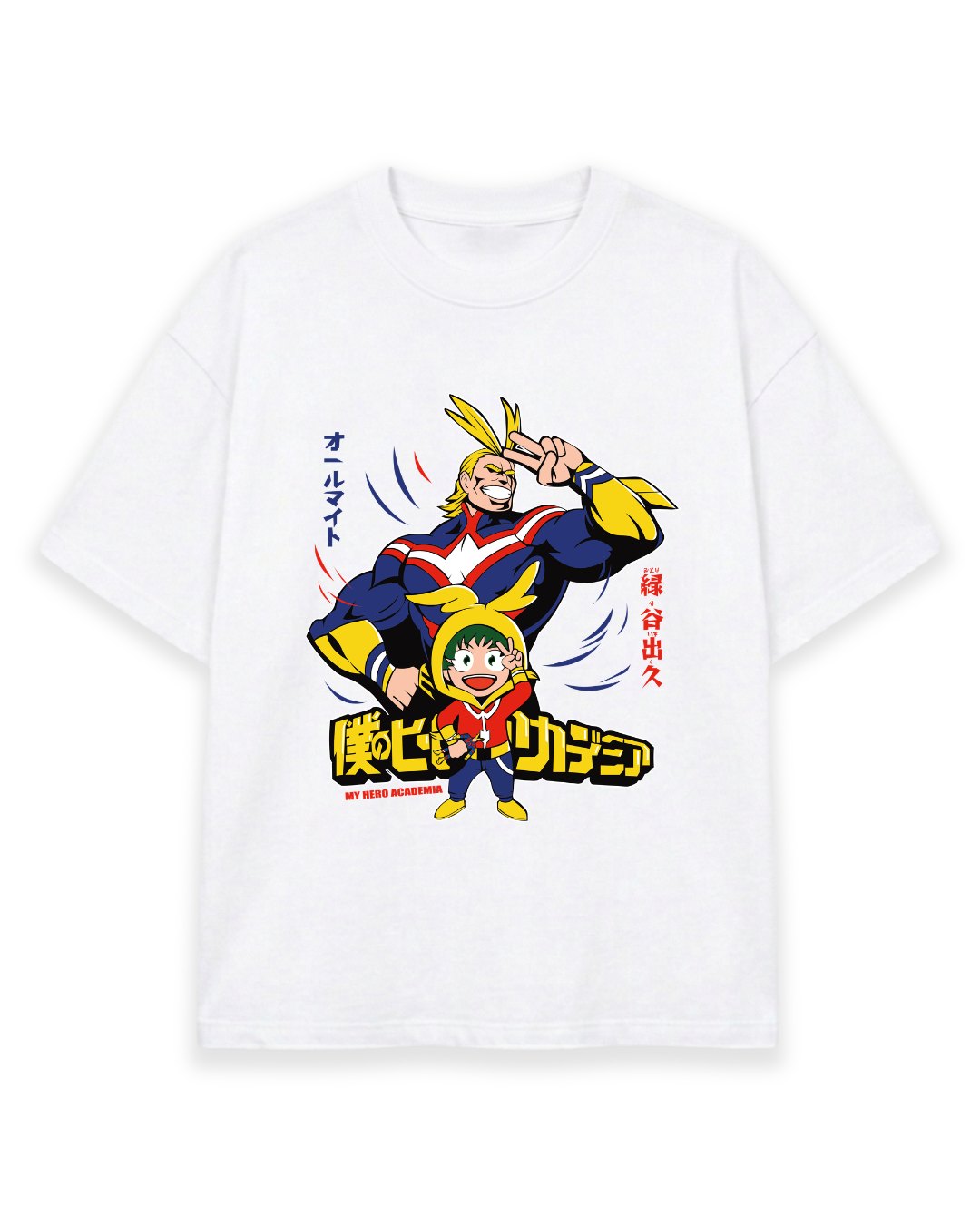 KID DEKU AND ALL MIGHT - MY HERO ACADEMIA