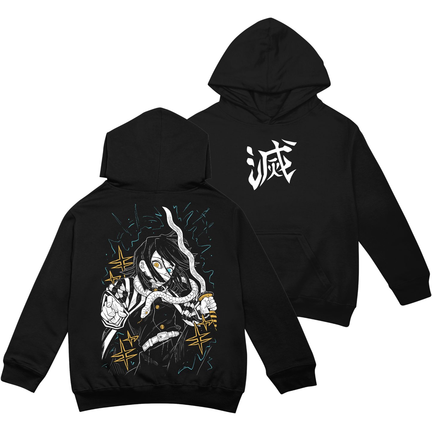 Obanai Hashira (Capucha + Bolsillo) - Kimetsu No Yaiba (Demon Slayer)