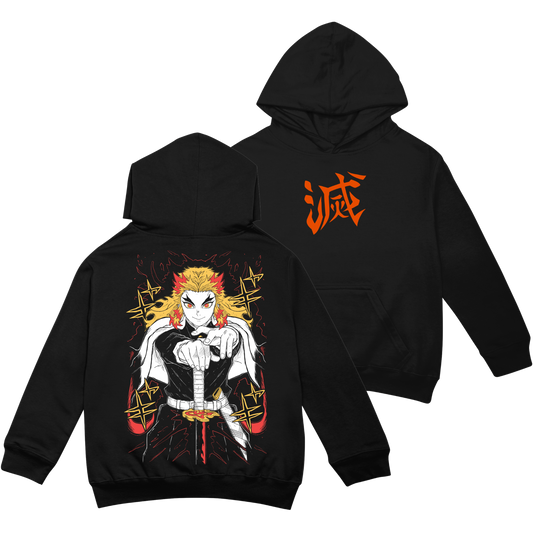 Rengoku Hashira (Capucha + Bolsillo) - Kimetsu No Yaiba (Demon Slayer)