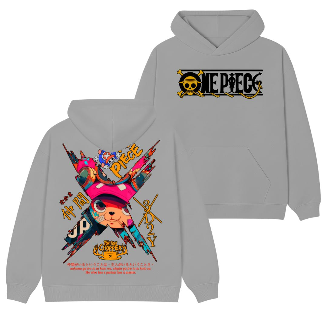 Tony Tony Chopper Polera (Capucha + Bolsillo) - One Piece