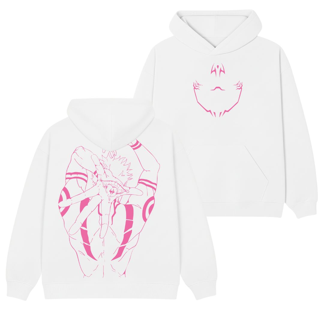 Sukuna Polera (Capucha + Bolsillo) - Jujutsu Kaisen