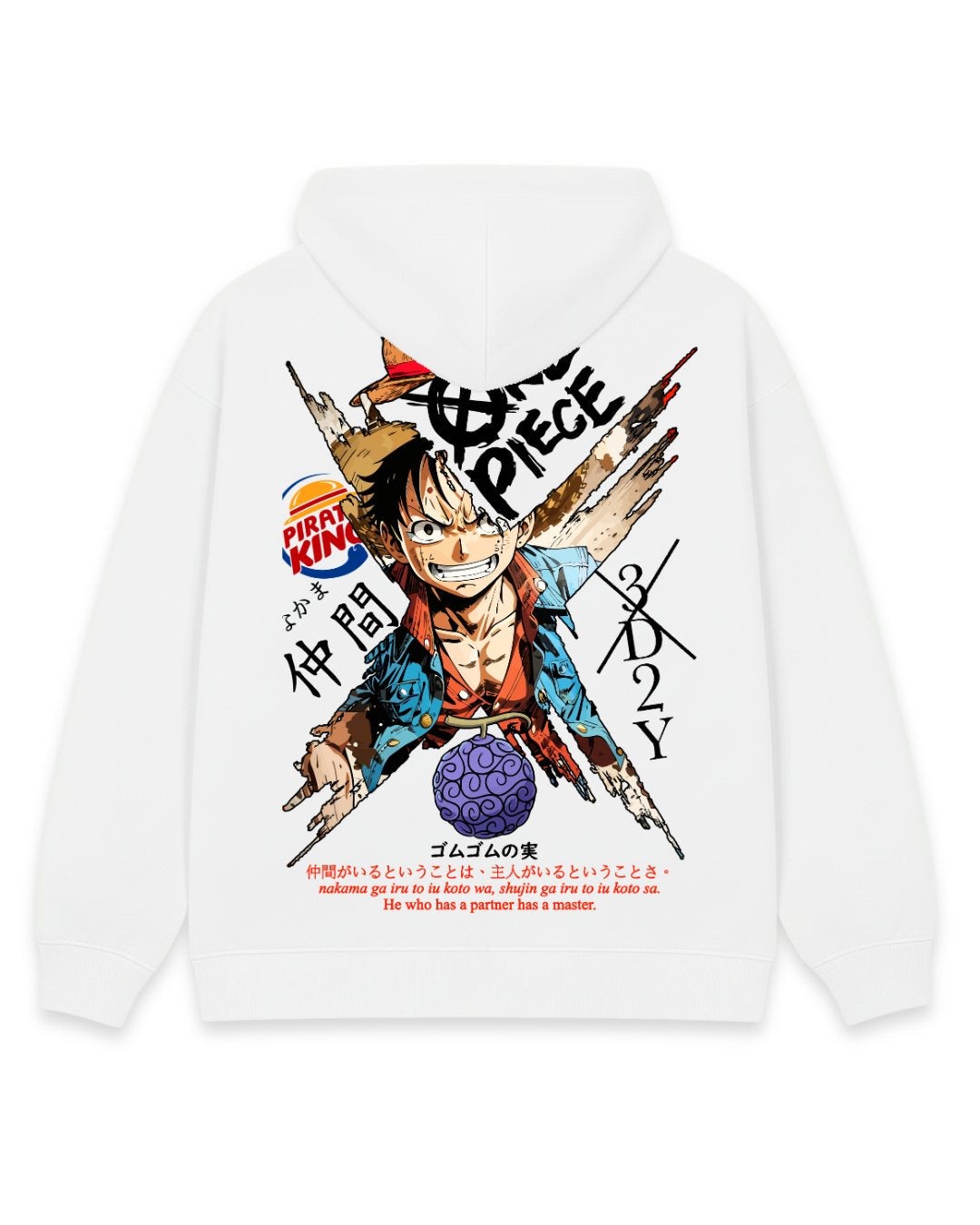 LUFFY PIRATE KING POLERA