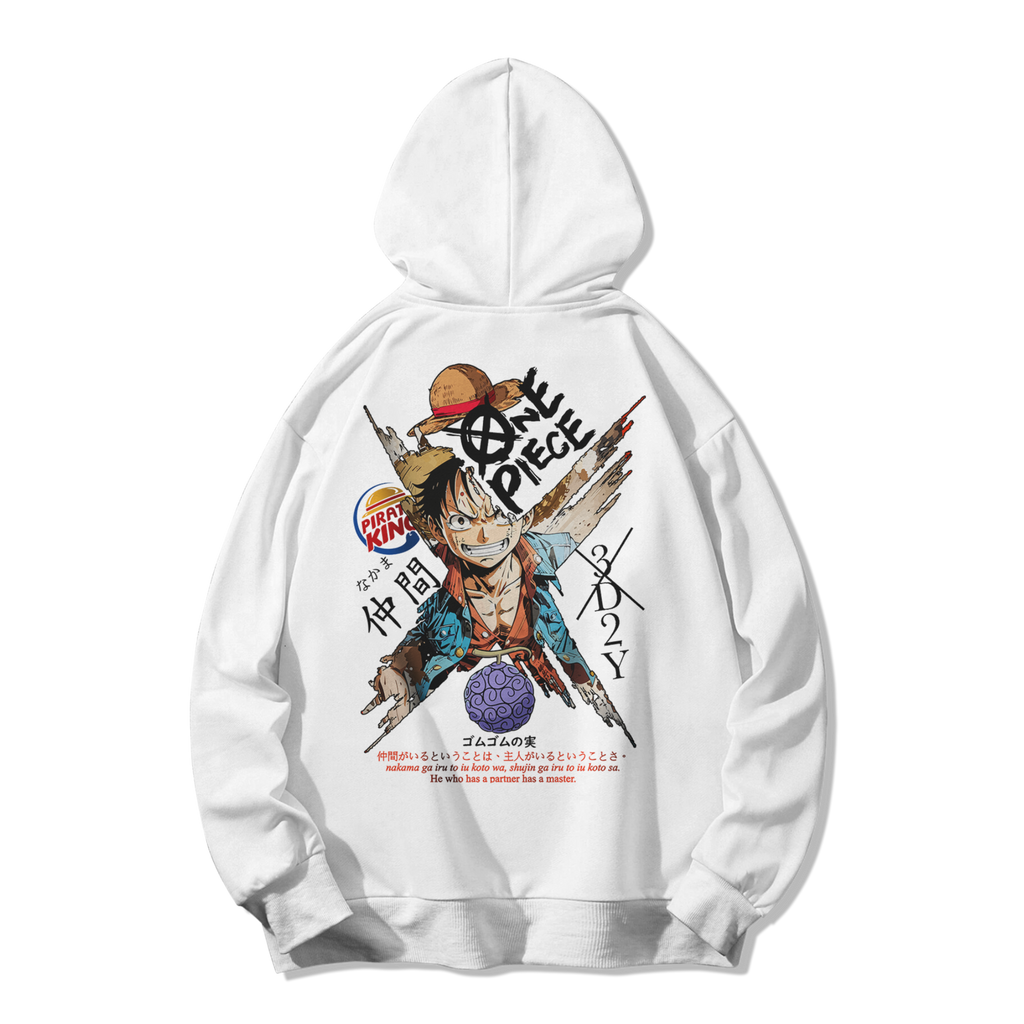 Monkey D. Luffy Polera (Capucha + Bolsillo) - One Piece