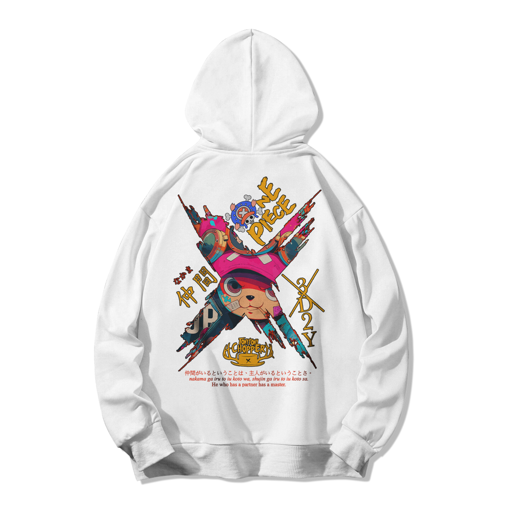 Tony Tony Chopper Polera (Capucha + Bolsillo) - One Piece