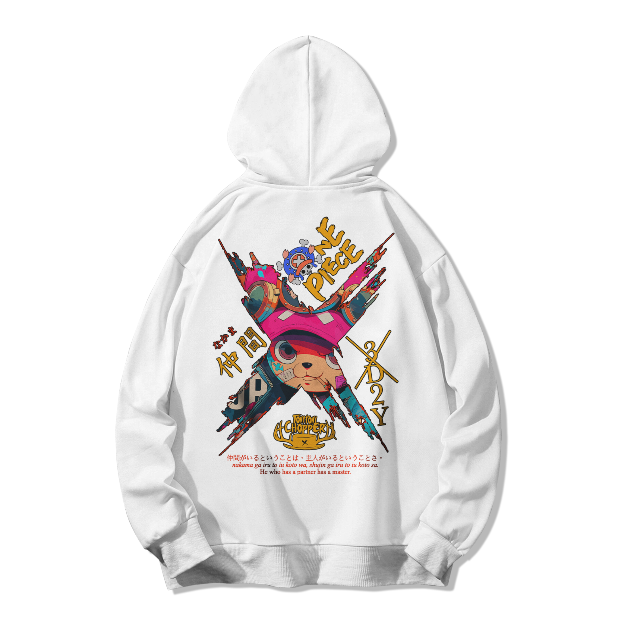 Tony Tony Chopper Polera (Capucha + Bolsillo) - One Piece