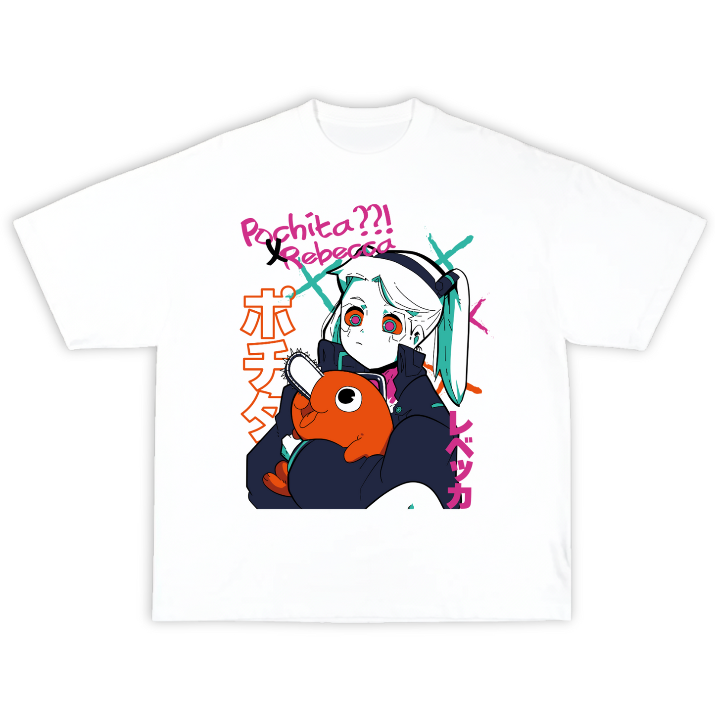 Rebecca x Pochita - Cyberpunk x Chainsaw Man