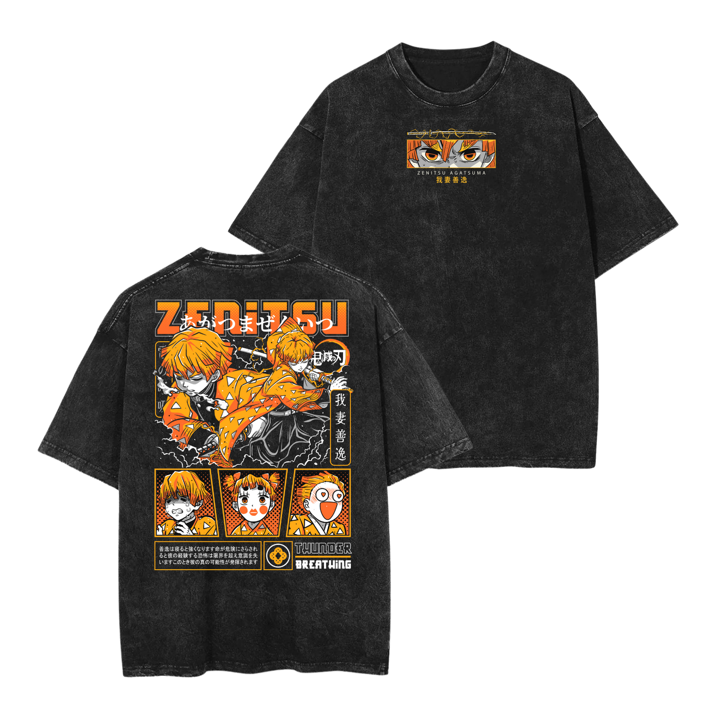 Zenitsu Thunder Breathing - Kimetsu No Yaiba (Demon Slayer)