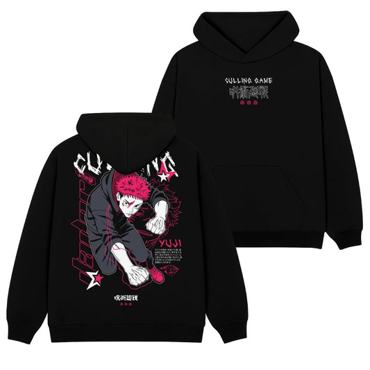 Yuji Itadori Polera (Capucha + Bolsillo) - Jujutsu Kaisen