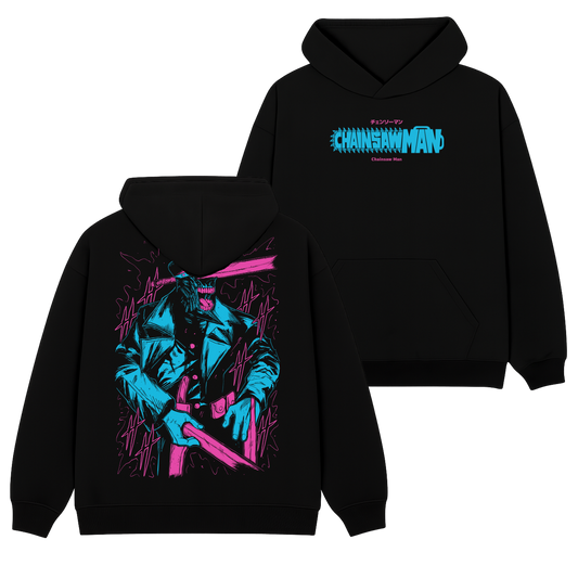 Katana Man Polera (Capucha + Bolsillo) - Chainsaw Man