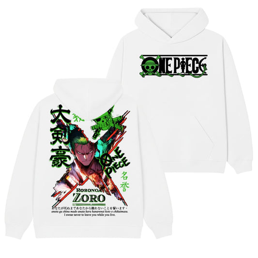 Zoro Polera (Capucha + Bolsillo) - One Piece