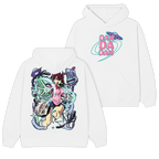 Momo vs Aliens Polera (Capucha + Bolsillo) - DanDaDan