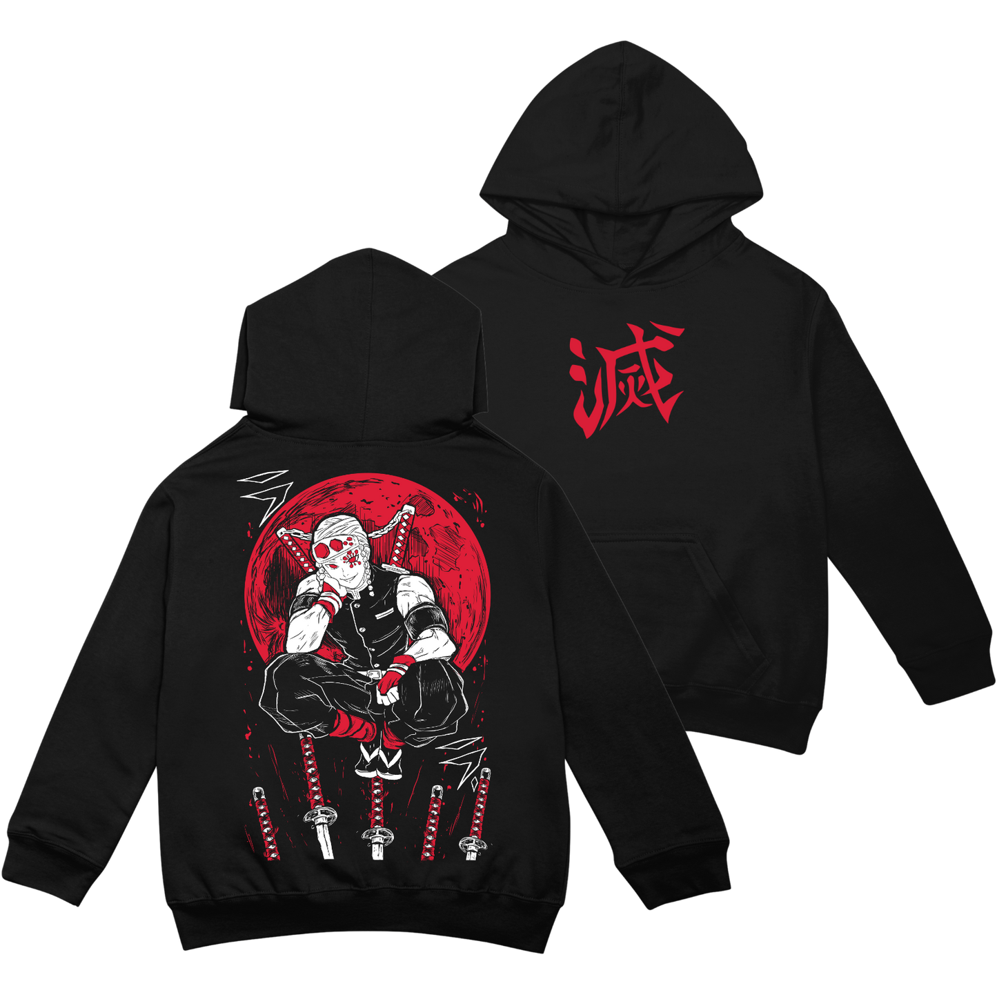 Uzui Hashira (Capucha + Bolsillo) - Kimetsu No Yaiba (Demon Slayer)