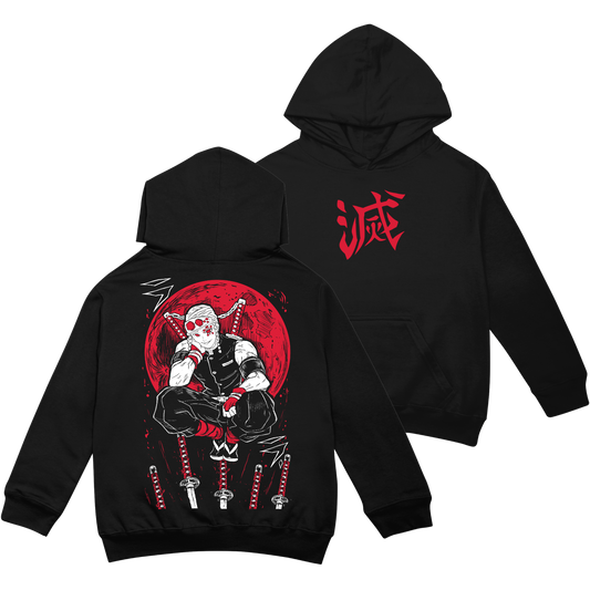 Uzui Hashira (Capucha + Bolsillo) - Kimetsu No Yaiba (Demon Slayer)