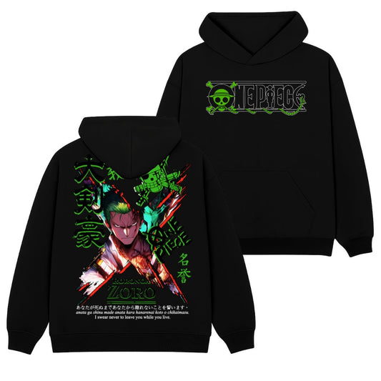 Zoro Polera (Capucha + Bolsillo) - One Piece