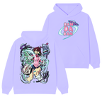 Momo vs Aliens Polera (Capucha + Bolsillo) - DanDaDan