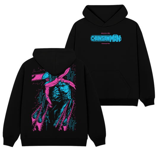 Chainsaw Man Polera (Capucha + Bolsillo) - Chainsaw Man
