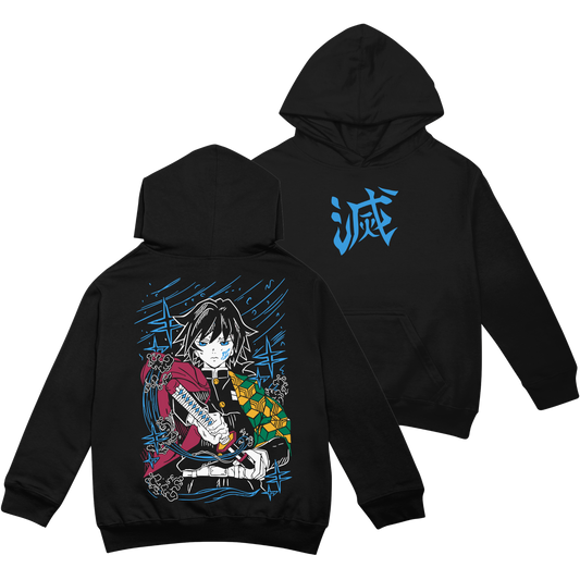 Tomioka Hashira (Capucha + Bolsillo) - Kimetsu No Yaiba (Demon Slayer)