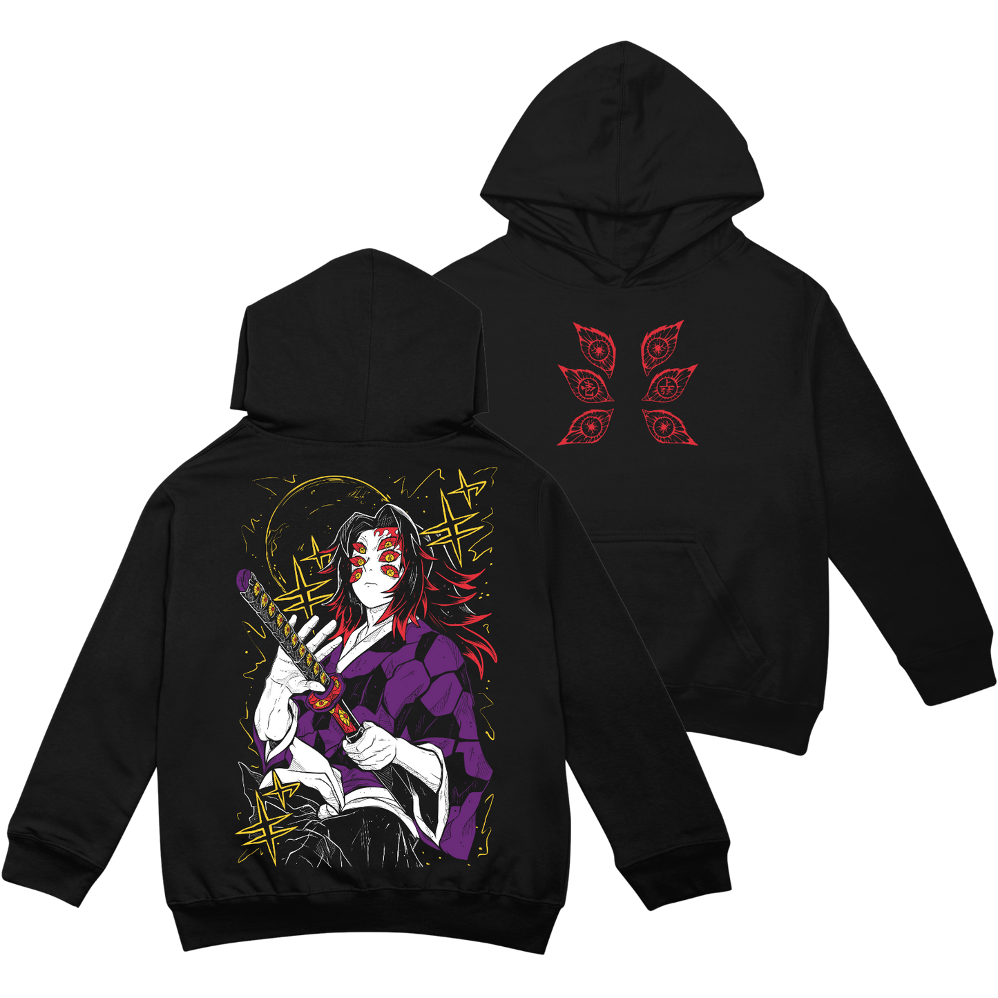 Kokushibo Demon (Capucha + Bolsillo) - Kimetsu No Yaiba (Demon Slayer)