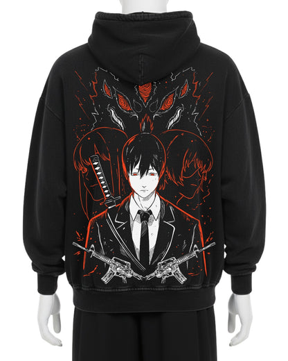 Aki Polera (Capucha + Bolsillo) - Chainsaw Man