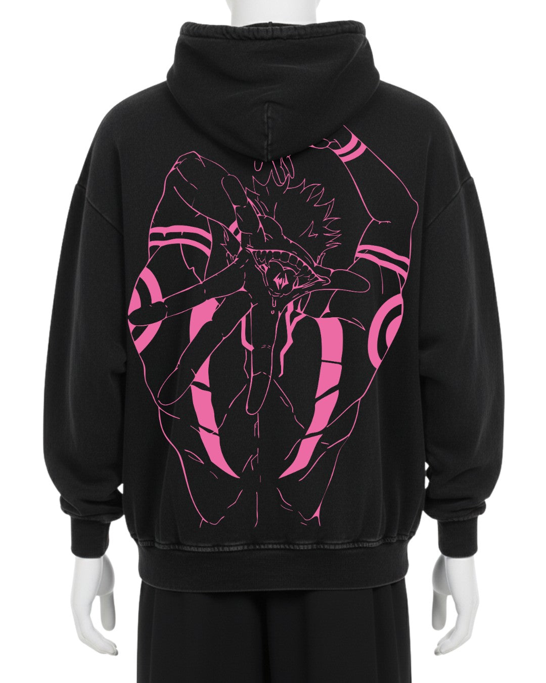 Sukuna Polera (Capucha + Bolsillo) - Jujutsu Kaisen