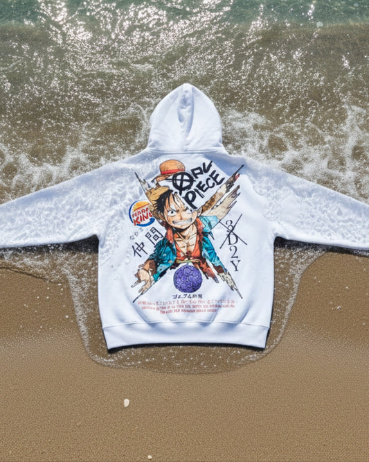 Luffy Polera (Capucha + Bolsillo) - One Piece